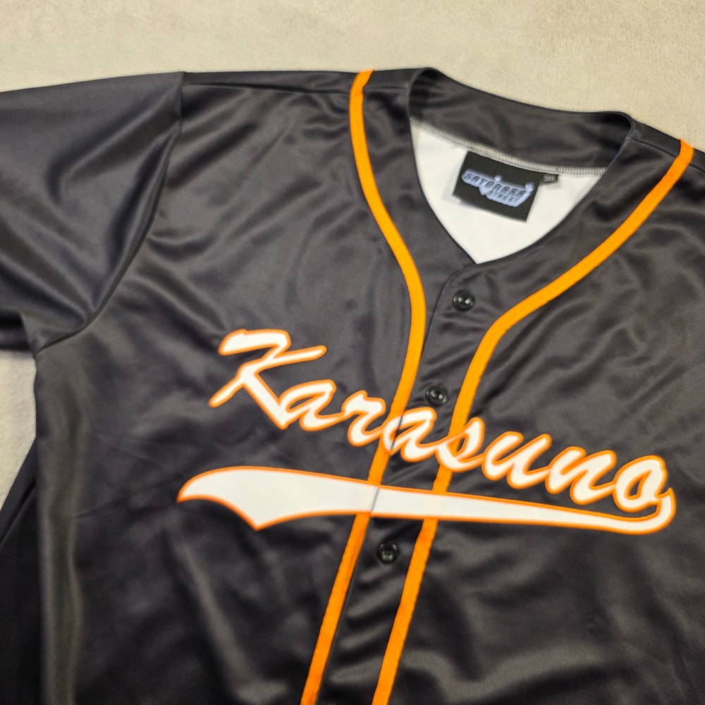 Sayonara Street Haikyuu Baseball Jersey Mens 3XL Black Excellent Kageyama 9